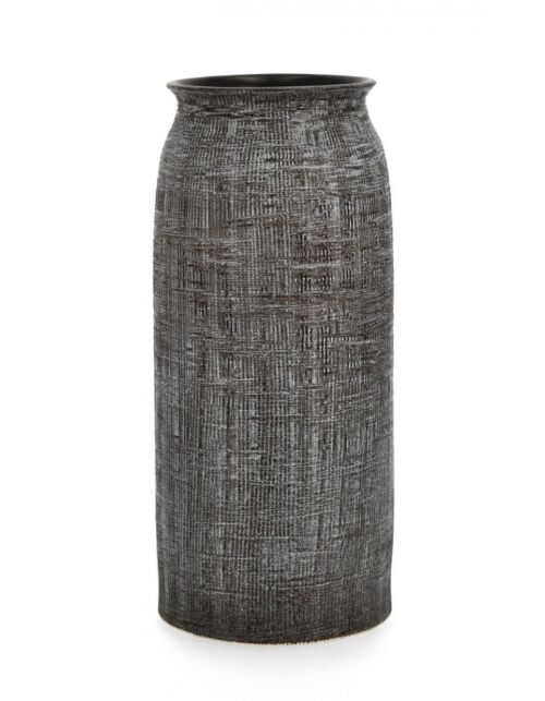 BIZZOTTO VASO PAPYRUS CIL GRIGIO SCURO H40,5