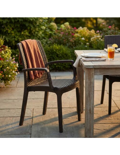 Sedia da giardino INDIANA colore Marrone WI-806917-MRNE
