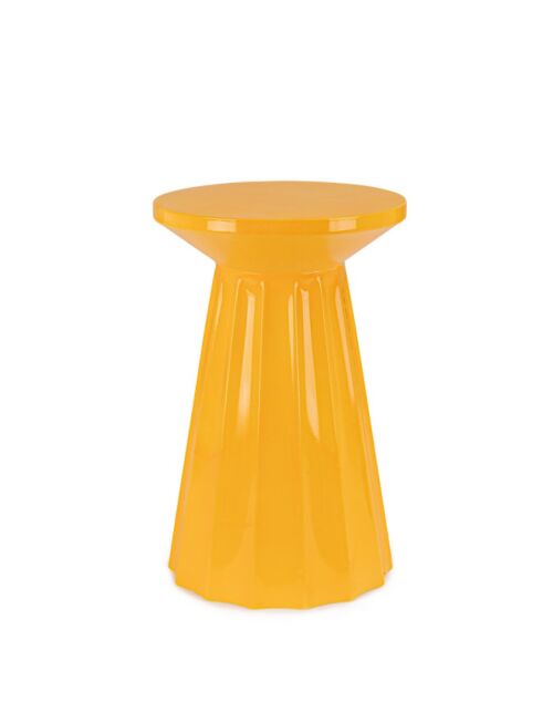 BIZZOTTO tavolino rotondo HEDYM giallo Ø30 × 46 cm