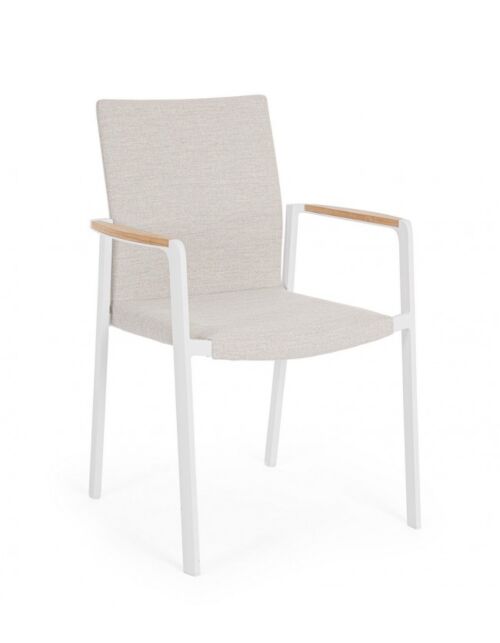 BIZZOTTO Sedia da giardino JALISCO NEW bianco WG20