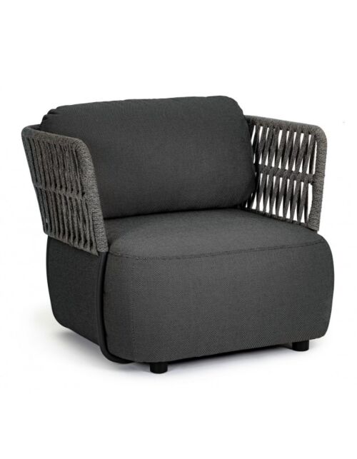 BIZZOTTO POLTRONA C-C PALMER ANTRACITE