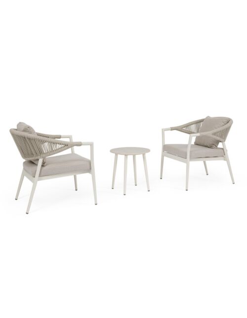BIZZOTTO Set da giardino SET3 MILLOR WALL con cuscini