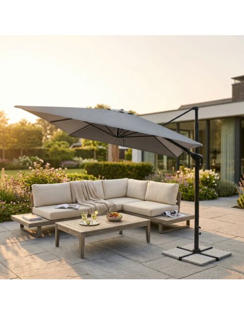 OMBRELLONE HAMEL 3 X 4 P/L GRIGIO