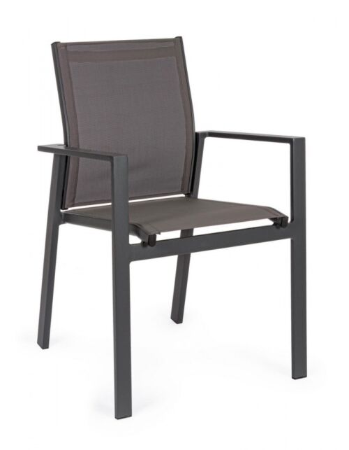 BIZZOTTO SEDIA C-BR CROZET DARK ANTRACITE SJ61