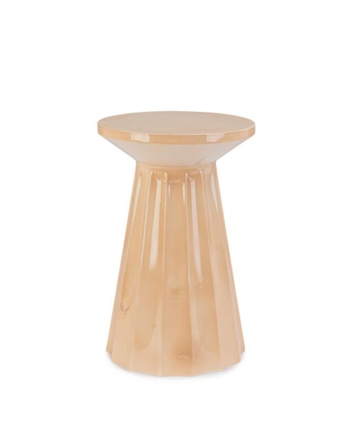 BIZZOTTO tavolino rotondo HEDYM beige Ø30 × 46 cm