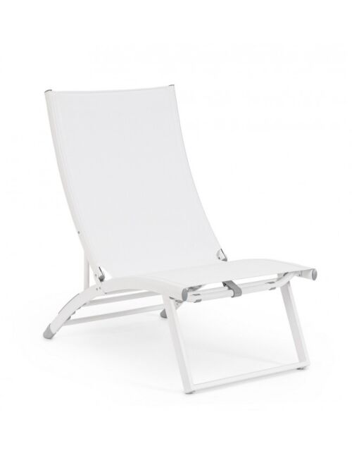BIZZOTTO POLTRONA LOUNGE RECL. TAYLOR BIANCO