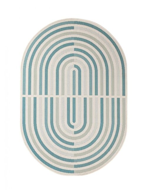 BIZZOTTO TAPPETO NOUR VERDE OV BLU BEIGE 160X229