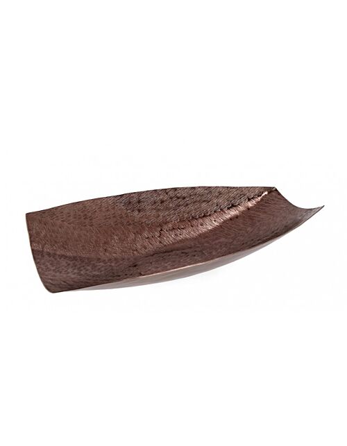 BIZZOTTO VASSOIO DECORATIVO CLAMP BRONZO 44,5X24