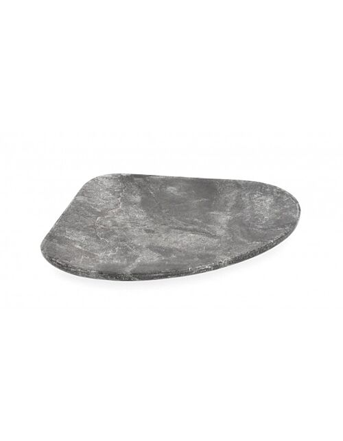 BIZZOTTO VASSOIO DECORAT KANDY MARMO GRIGIO 30X26