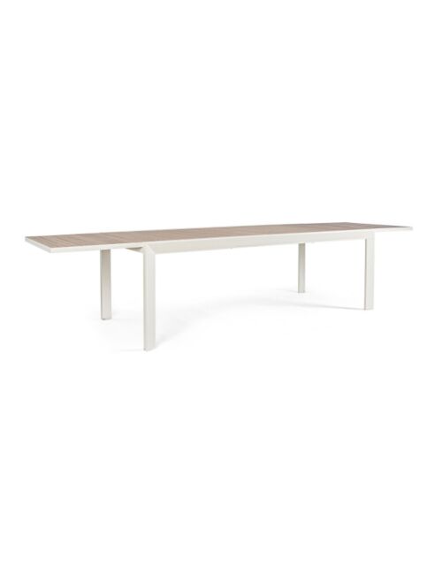 BIZZOTTO tavolo da giardino allungabile BELMAR 220–340 × 100 VAPOR