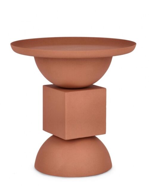 BIZZOTTO TAVOLINO ALKA TERRACOTTA D40.5