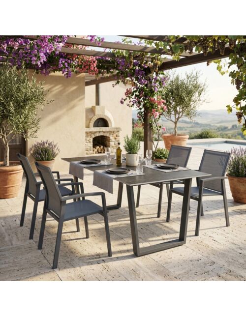 Tavolo da giardino WARREN 160 × 90