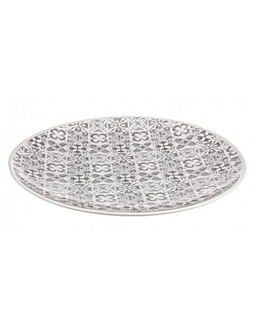 BIZZOTTO PIATTO DECORATIVO ARES CR GRIGIO