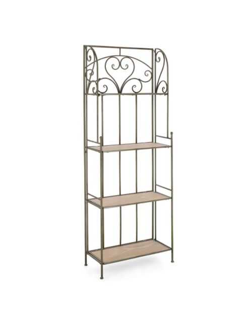BIZZOTTO scaffale GUENDA 4P verde scuro H167 – pieghevole