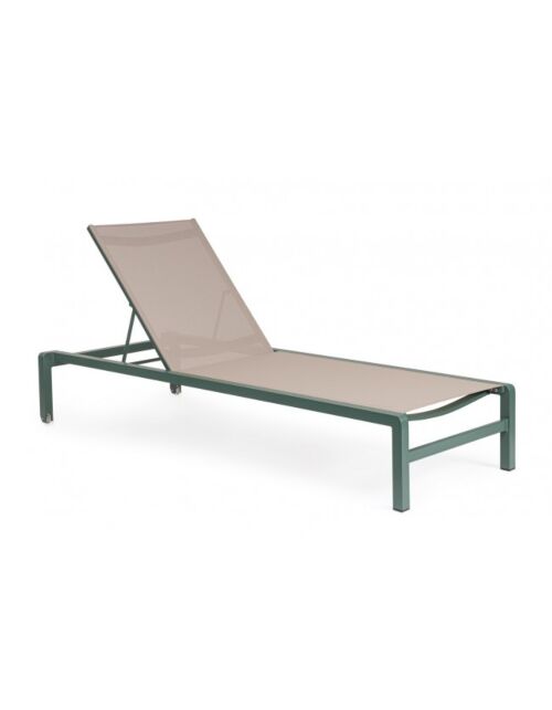 BIZZOTTO Lettino da giardino con ruote KONNOR BALSAM