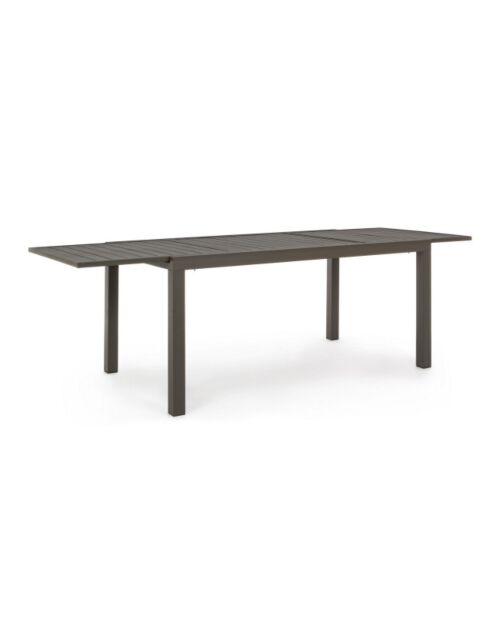 BIZZOTTO tavolo da giardino allungabile HILDE 160–240 × 90 caffè