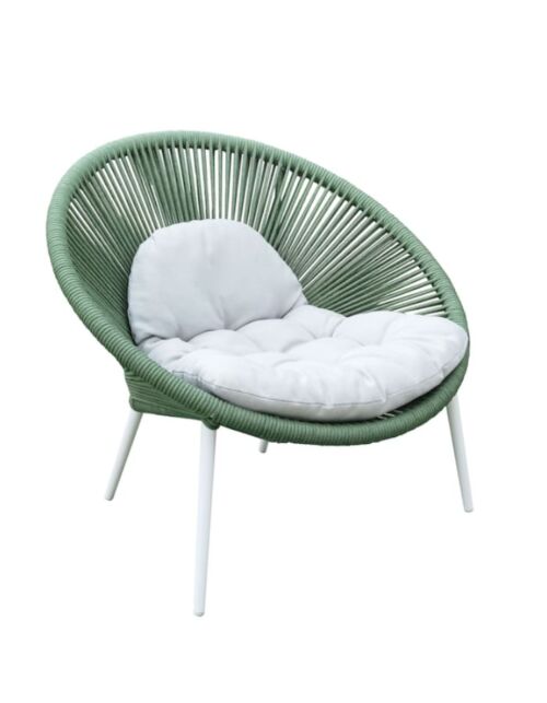 Poltrona NANCY con cuscino - impilabile