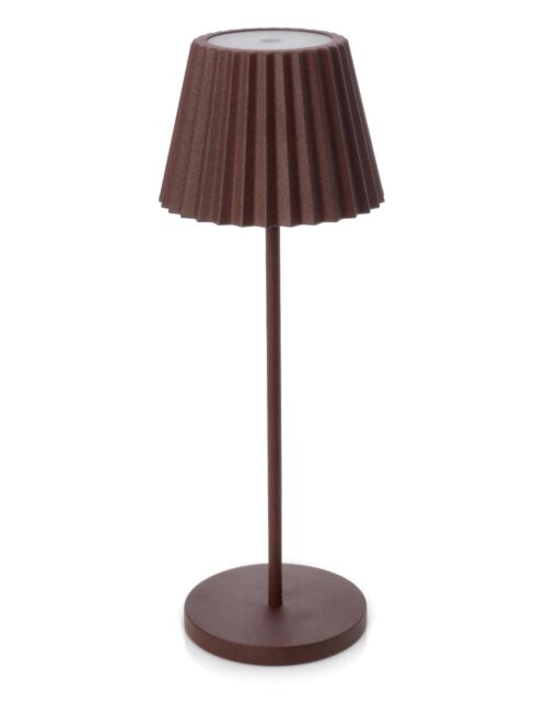 BIZZOTTO Lampada da tavolo LED ARTIKA marrone H36 - 0827709
