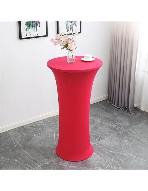 Tovaglia cocktail rotonda in elastan per tavoli bar ø60-80/110 cm (Per acquisti)