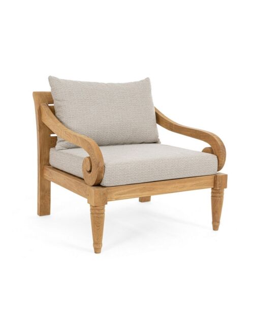 BIZZOTTO POLTRONA C-C KARUBA NATURAL - FSC