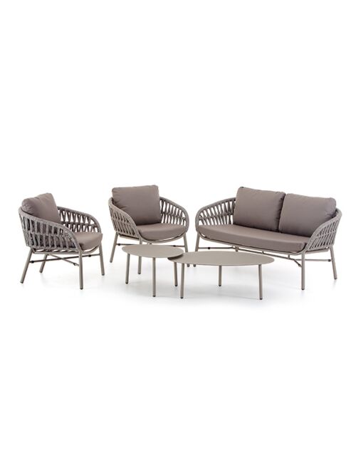 Set da giardino TAHITI con cuscini