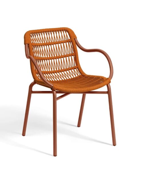 Sedia da giardino LEAF con braccioli 711