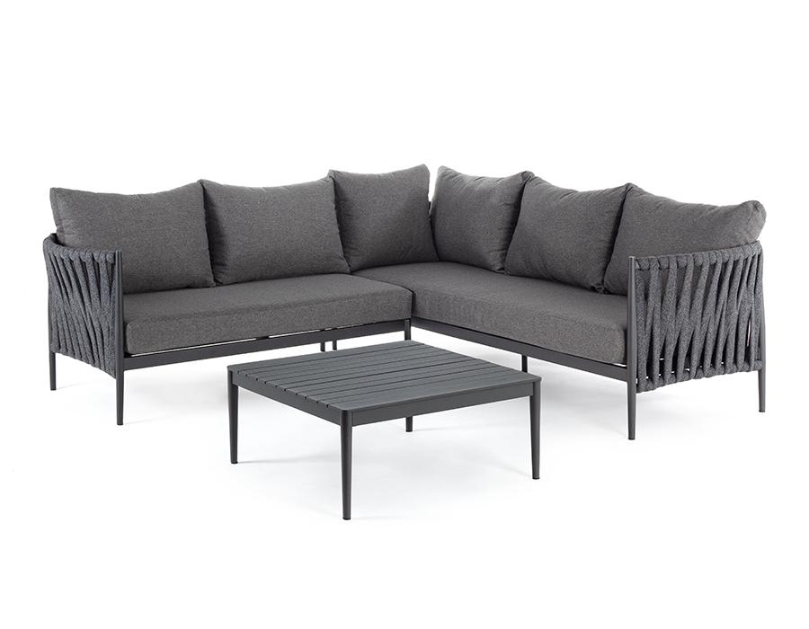 Set da giardino ad angolo