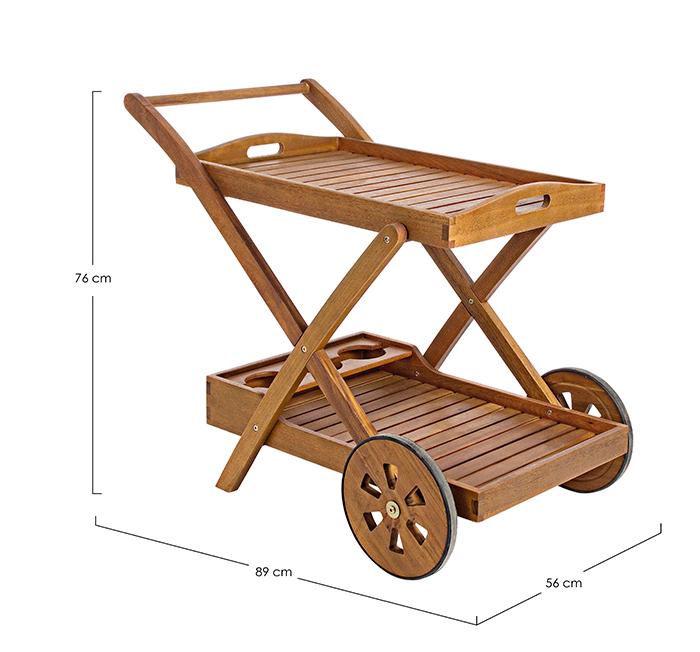 Carrello di servizio dimensioni Noemi