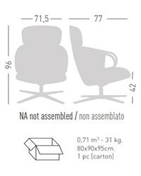 Dimensioni poltrona Cucaracha HB