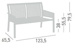 Dimensioni Munish Sofa